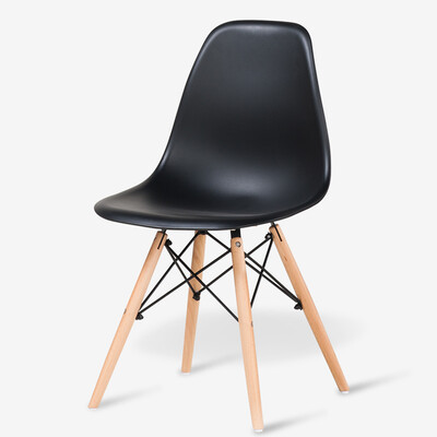

[Супермаркет] Jingdong Allstate стул Eames кресло кофе стул обеденный стул простой стул черный офисный стул обсудить компьютерный стул 5250