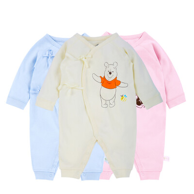 

[Jingdong Supermarket] Disney baby one-piece clothing baby jeans climbing long sleeve oblique lapel lace underwear DA632GA13Y0173 beige 73