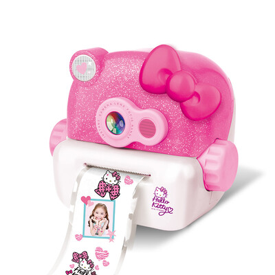 

Hello kitty cat HELLO Kitty children&39s magic sticker machine girl DIY handmade birthday gifts spend every family toy KT-8552