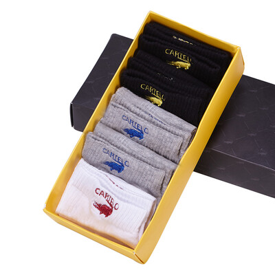 

【Jingdong Supermarket】 Cardi Le Crocodile (CARTELO) Casual Mianxian Men's Leisure Socks Summer Cotton Socks Male Boat Socks Sugar Sugar Drainage Shallow mouth 5 Double mix color