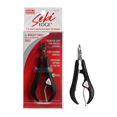

SEKI EDGE SS-301 stainless steel nail clippers (imported from Japan) paronychia to dead skin armor pliers hard armor nail knife black