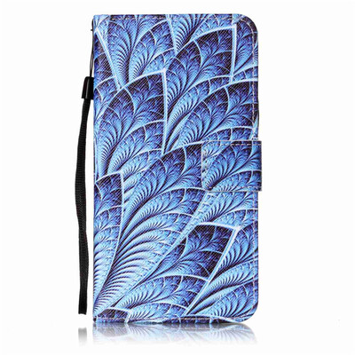 

Blue Dazzle Design PU Leather Flip Cover Wallet Card Holder Case for LG Stylus LS770