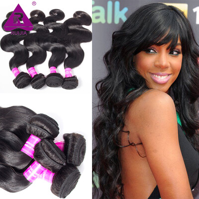 

Peruvian Virgin Hair Body Wave 3 Bundles 100% Human Hair Weave Body Wave Hair Weft Top Selling 8A Peruvian Body Wave Free Shipping