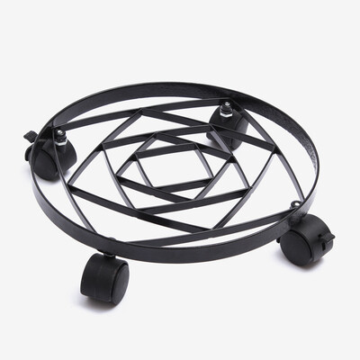 

[Jingdong супермаркет] Запуск Европа Tetsuya горшок лоток 4 из углеродистой стали несущей основание цветочного горшка замещаемых стойки 2 установлен