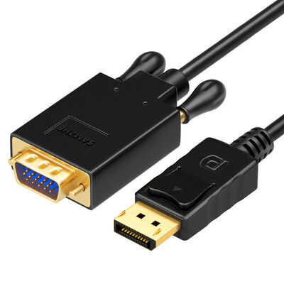 

Shanze (SAMZHE) ZJX-55 DP революция VGA-кабель DisplayPort turn vga male to public conversion компьютер TV видеокабель 3M черный
