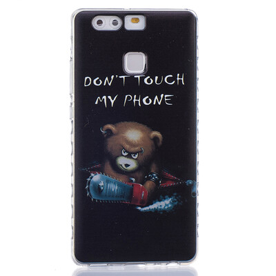 

Bear Pattern Soft Thin TPU Rubber Silicone Gel Case Cover for HUAWEI P9