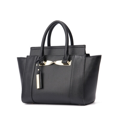 

DOODOO ladies handbag bag Messenger Korean fashion wild shoulder bag large bag D6122 black