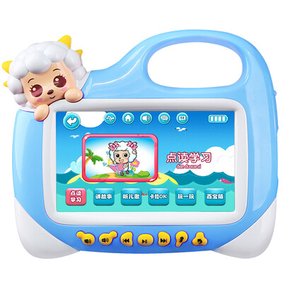 

Pleasant Goat and Big Wolf Video Early Learning Machine P07 (Blue) Point Readers Stations Kids Flatware Smart Learning Machines Karaoke Dual Microphones Educational Toys