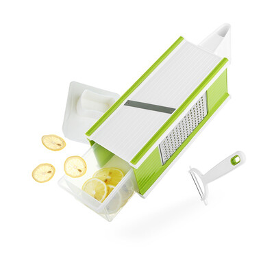 

Jingdong Supermarket OUR OAK multi-functional cut vegetables artifacts potatoes shredders shaver slicer wipes with hand care device to send leather knife C058