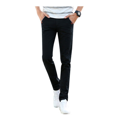

Zhuo Shishou casual pants summer thin section straight casual pants men's business long pants B278-K32 khaki 34