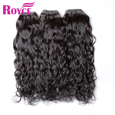 

Brazilian Water Wave Virgin Hair 3 Bundle Deals Wet&Wavy Virgin Brazilian Hair Extension 7A Unprocessed Natural Curly Weave