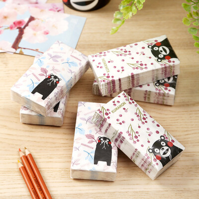 

Love House Green Evergreen Handkerchief Paper Bear Bear Bear Genuine License Cartoon Cool MA Meng Art Print Napkin 3 Layers 6 Pack