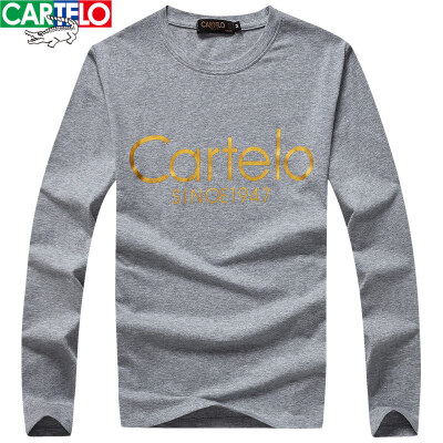 

CARTELO Crochet CARTELO Long Sleeve T-Shirt Men's Comfortable Wild Fashion Print Women's T-Shirt 16057KE9537