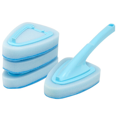 

Happy Cat KLM Triangle Sponge Cleaning Brush Handle Replaceable Bathtub Brush Kitchen Tile Floor Tile Cleaning Replacement sz102