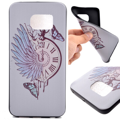 

Pocket watch Pattern Soft Thin TPU Rubber Silicone Gel Case Cover for Samsung Galaxy S6 Edge