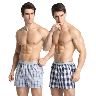 

BXMAN men&39s underwear men&39s flat pants cotton loose Arro pants summer men&39s underwear to increase the size of the grid 2 installed 85519001 175L