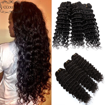

Peruvian Deep Wave Virgin Hair 3 Pcs 8A Grade Virgin Unprocessed Human Hair Wet And Wavy Virgin Peruvian Hair 3 Bundles