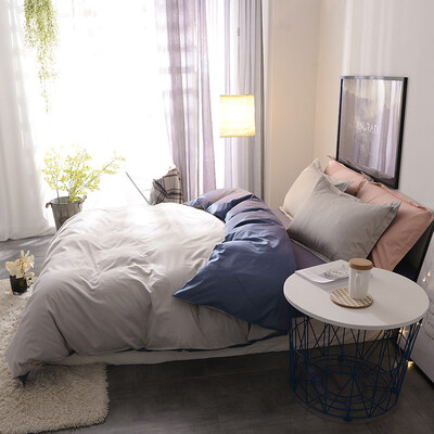 

Byford cotton twill solid color three-piece cotton pure quilt bed linen single kit 12 135 m bed elegant rice