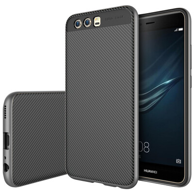 

KOOLIFE bumblebee Huawei P10plus mobile phone case silicone shatter-resistant soft shell all-inclusive shell for Huawei P10plus mobile phone dark gray