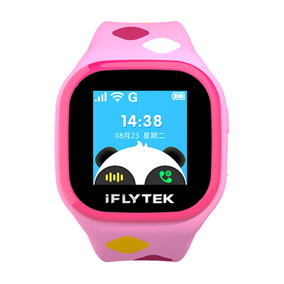 

IFLYTEK) Xunfei children's watch TYW3 children's smart phone watch student positioning mobile phone children's mobile phone color screen touch safe waterproof pink
