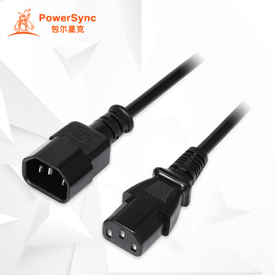 

(PowerSync) MPCQKH0100 удлинительный кабель PDU C13 до C14 1 метр