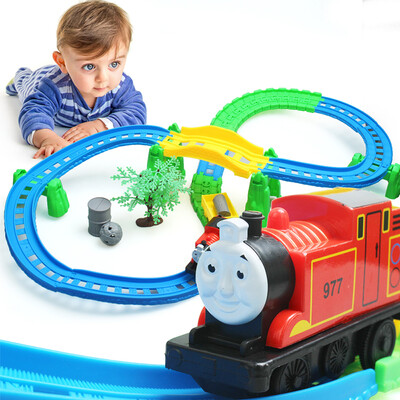

Austrian Chi Jia AoZhiJia Variety assembled rail electric train 19 m track model children early education puzzle toys TBL977-21