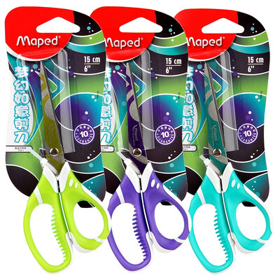 

Maple CH595110 15cm fantasy scissors blue, green, purple color random