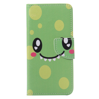 

Green Smile Design PU Leather Flip Cover Wallet Card Holder Case for HUAWEI P9