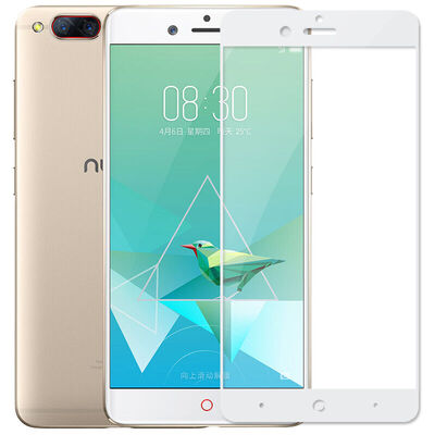 

Smorss Nubian z17mini стал покрыт полноэкранной пленкой защитной пленки наносит на стекло телефона Nubian Z17mini всех покрывающей пленку - белый