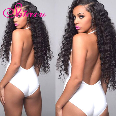 

7A Grade Shireen Malaysian Curly Hair 3pcsLot Malaysian Virgin Hair Deep Wave Curly Hair DHL Free Shipping Human Hair