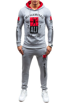 

Zogaa New Autumn Mens Suit Casual Color matching Hooded Couple Long Sleeve