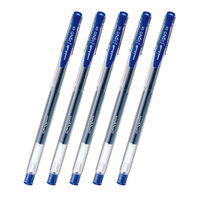 

Uni um-100 gel pen blue 0.5mm 5 pcs