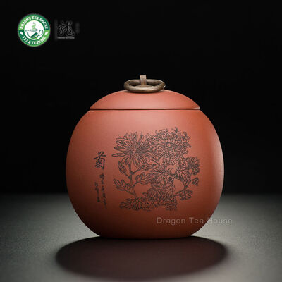 

Красный ручной Исин Циша Клей хризантема чай Caddy канистра 500мл 16.9 унций