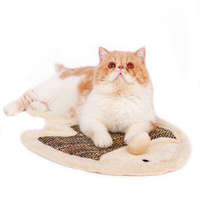 

Китайский юань домашнее животное с (HOOPET) кошкой кошачьей доска Царапины сизаля мельница коготь игрушкой кошки смешно