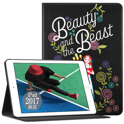 

Иллюстратор Apple новый iPad-чехол 2017 новый iPad7 защитный чехол для мультфильма с футляром 9,7-дюймовый кожаный чехол Disney illustrator Peer princess