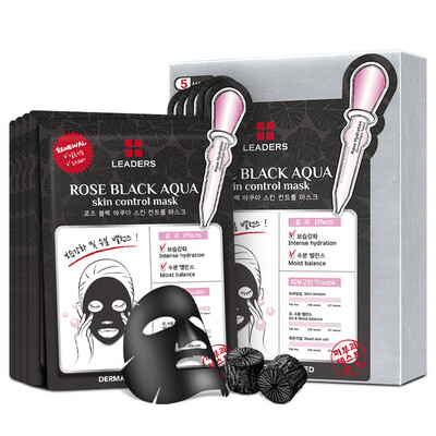 

LEADERS Rose Run Yan black charcoal conditioning mask 25ml 5 box moisturizing moisturizing skin care skin care men&women