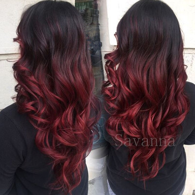 

Stock #1b/red Full Lace Human Hair Wigs Ombre for Black Women 100% Virgin Brazilian Two Tone Ombre Lace Front Wavy Wig