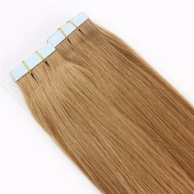 

16"~30" 100% Brazilian Virgin Remy PU Tape Hair 7a Quality Straight PU Tape Glue Hair Extensions