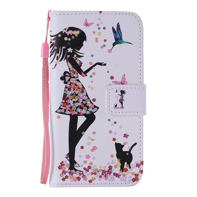 

Дизайн для девочек и кошек Кожа PU Кожаный флип-чехол Кожаный чехол для SAMSUNG S7EDGE