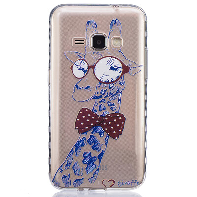 

Giraffe Pattern Soft Thin TPU Rubber Silicone Gel Case Cover for SAMSUNG Galaxy J1 2016J120F