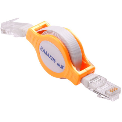 

Shanze (SAMZHE) SM-SS01 RJ45 ultra-five telescopic cable 1.5 meters blue