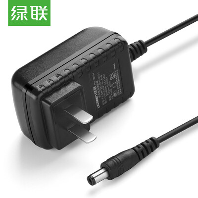 

Green UGREEN 12V1A power adapter DC multi-function charger socket diameter 55mm diameter 21mm for mobile hard disk switch power supply 30594