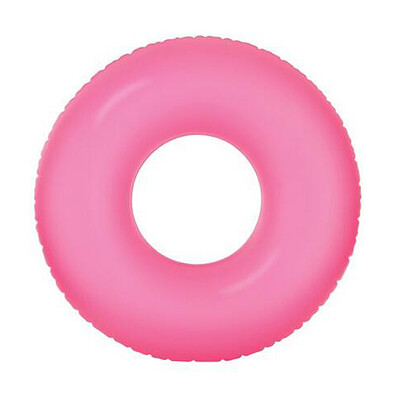 

INTEX adult neon light male&female swimming ring life circle to increase the thickening of the swimming circle armpit floating ring rose