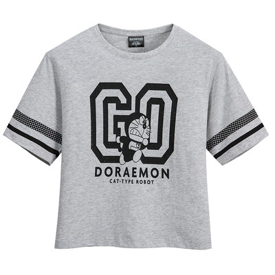 

Semir T-shirt short-sleeved T-shirt female summer cartoon half-sleeved loose cotton couple models 12216000131 white tone