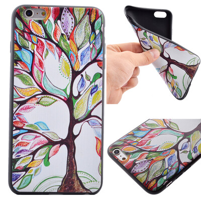 

Life tree Pattern Soft Thin TPU Rubber Silicone Gel Case Cover for IPHONE 66S