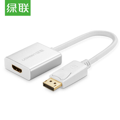 

Green UGREEN DP to DVI cable DisplayPort to DVI male to female high-definition adapter computer monitor video converter head 20405