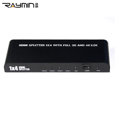 

Rui Ming RM9712 Разветвитель HDMI 1 в 4 выхода на четыре переключателя экрана с разрешением 1080P HD 3D