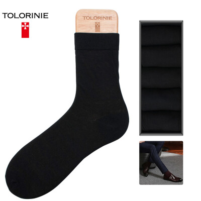 

TOLORINIE business men socks 100 cotton leisure men socks four seasons cotton socks socks 5 double installed K7299