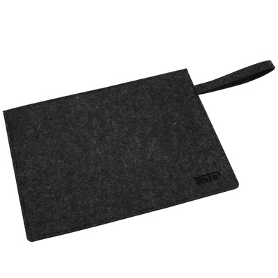 

Letter hair TRNFA MZ-108 horizontal version of the black blanket file bag hand carry zipper briefcase office life storage bag A4 material sets notebook protection bag