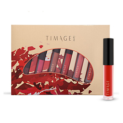 

классический цвет губ Lip Glaze комплект Тан Чжэнь в 2.5g * 6 (увлажняющая помада)
